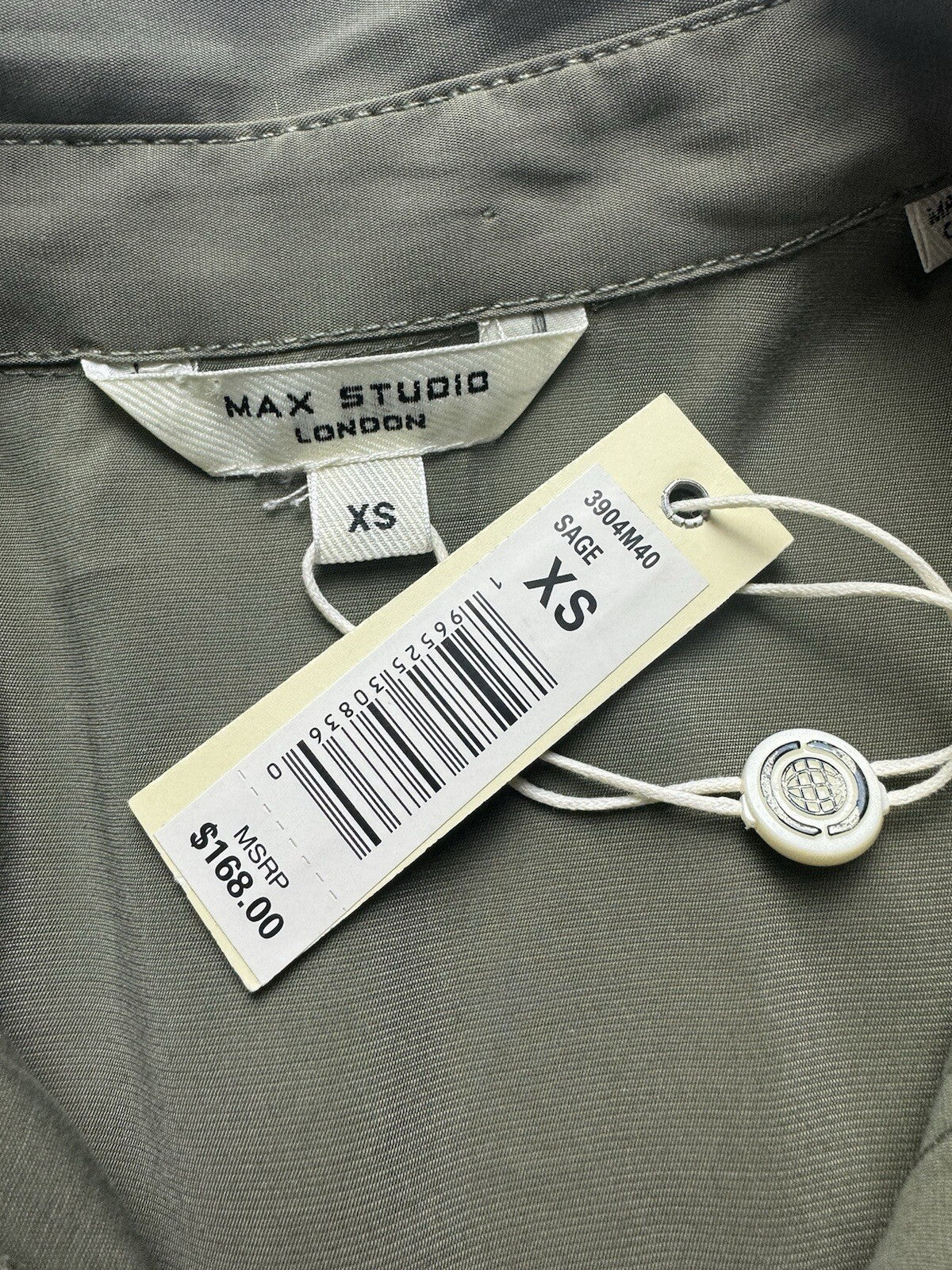 $168 MAX STUDIO Women’s Sage Jumpsuit Sz XS (B.77)