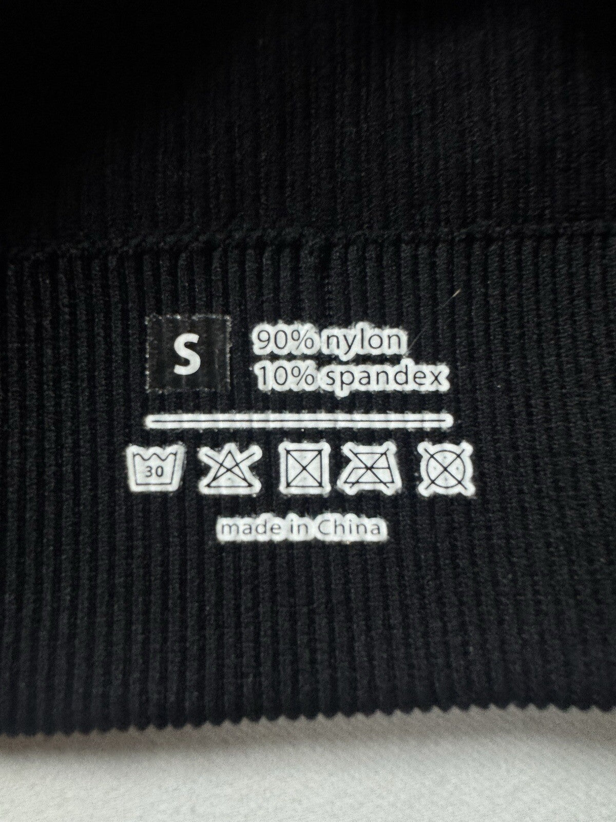 Women’s 2pc Set Black Top and Leggings Size S