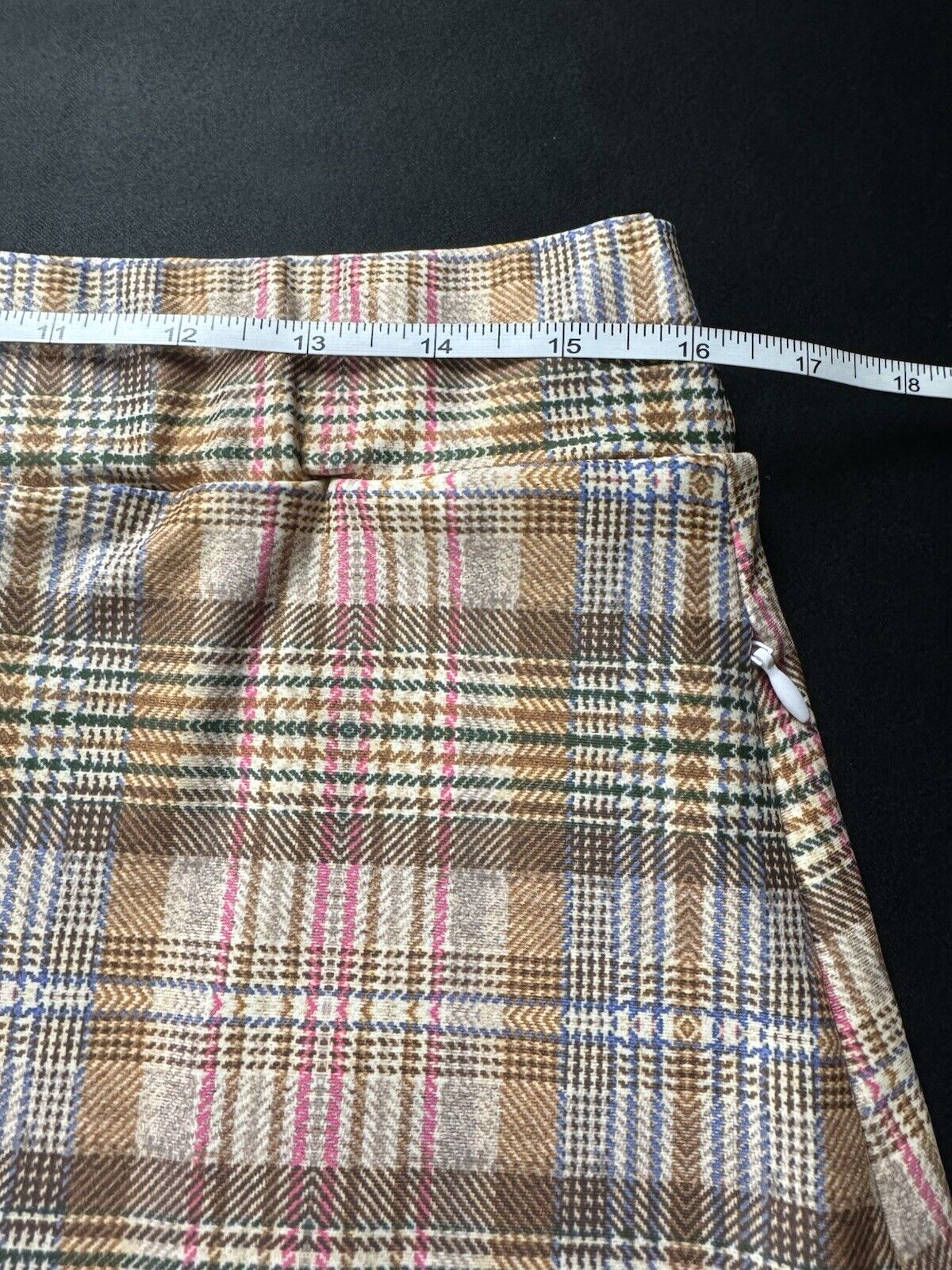 Smith & Quinn Women’s Golf Skort Skirt Plaid Sz L