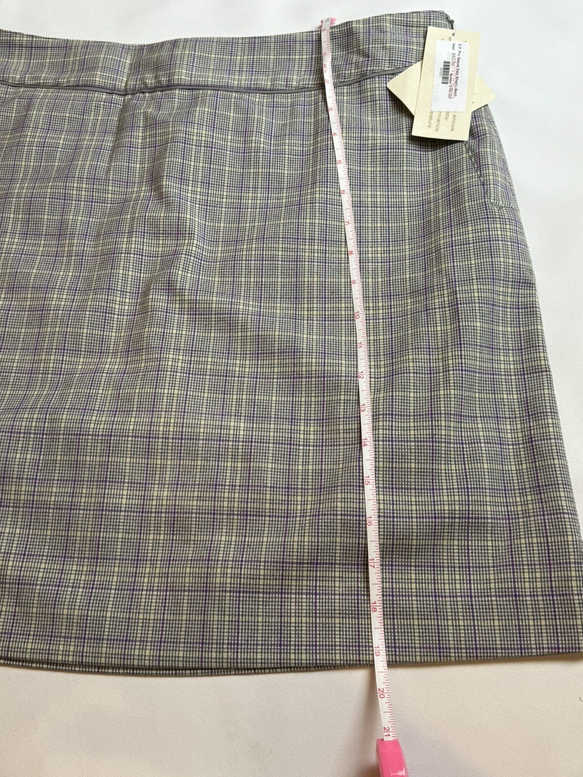 E.P PRO Women’s Golf SKIRT-Skort Purple and Gray Sz 14. (61)