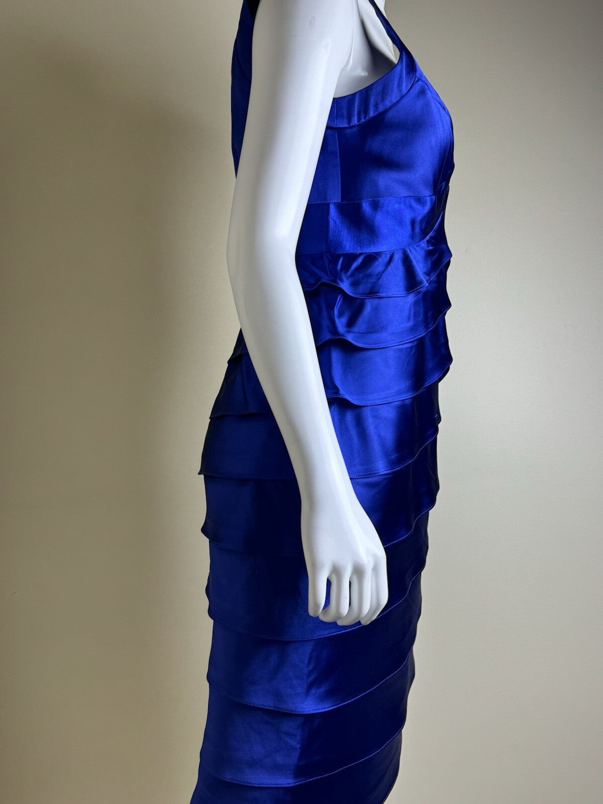 Jessica Howard  Women's Knee Length Royal Blue Dress Sz 10 (B.81)