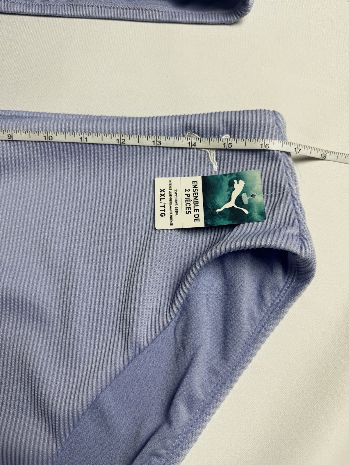 Puma 2 Piece Bikini Women’s Purple Swimsuit Sz 2XL.  (B.152)