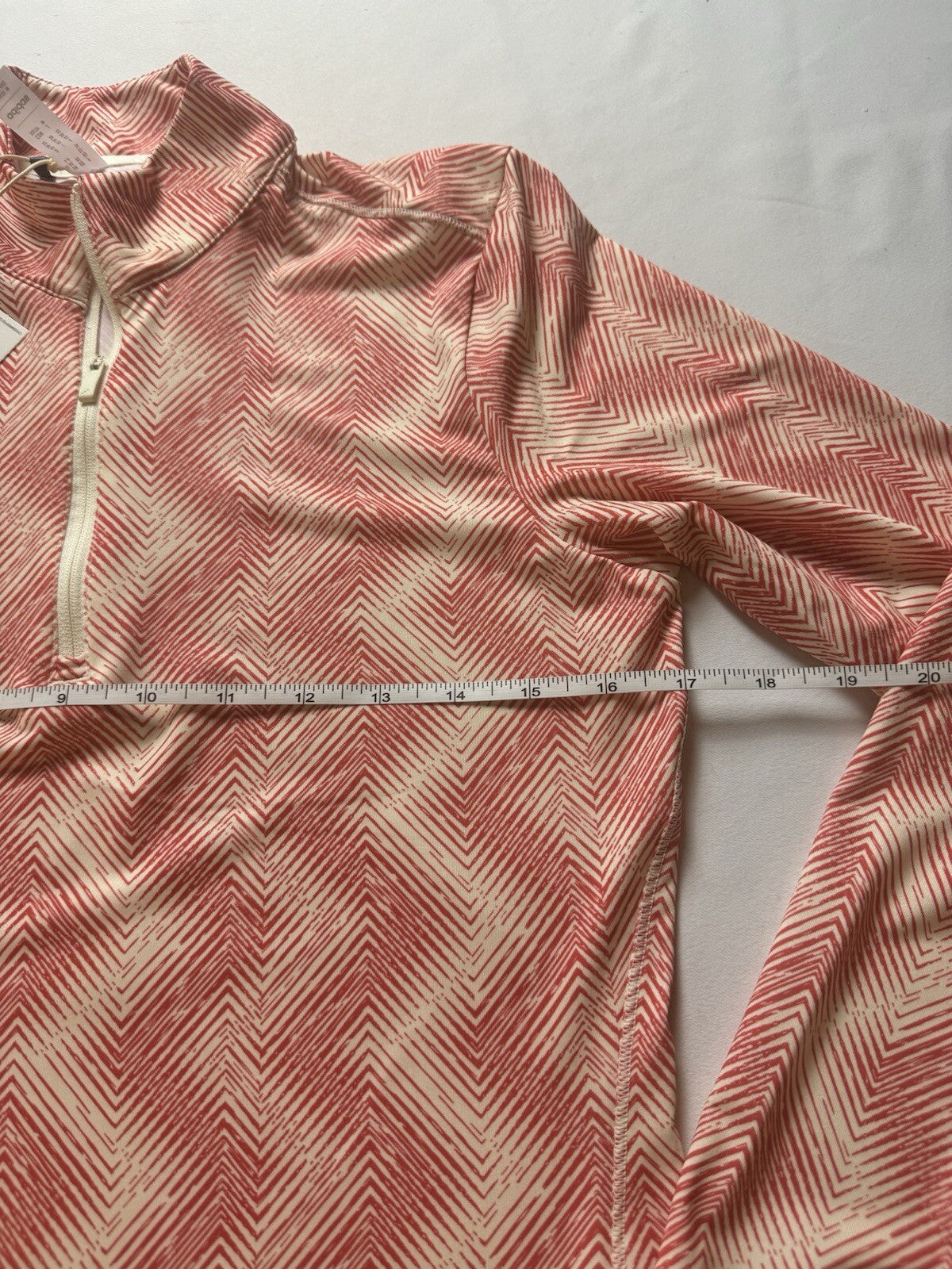 Adidas Women’s Golf Orange White Sweatshirt Sz XS    (B.111)