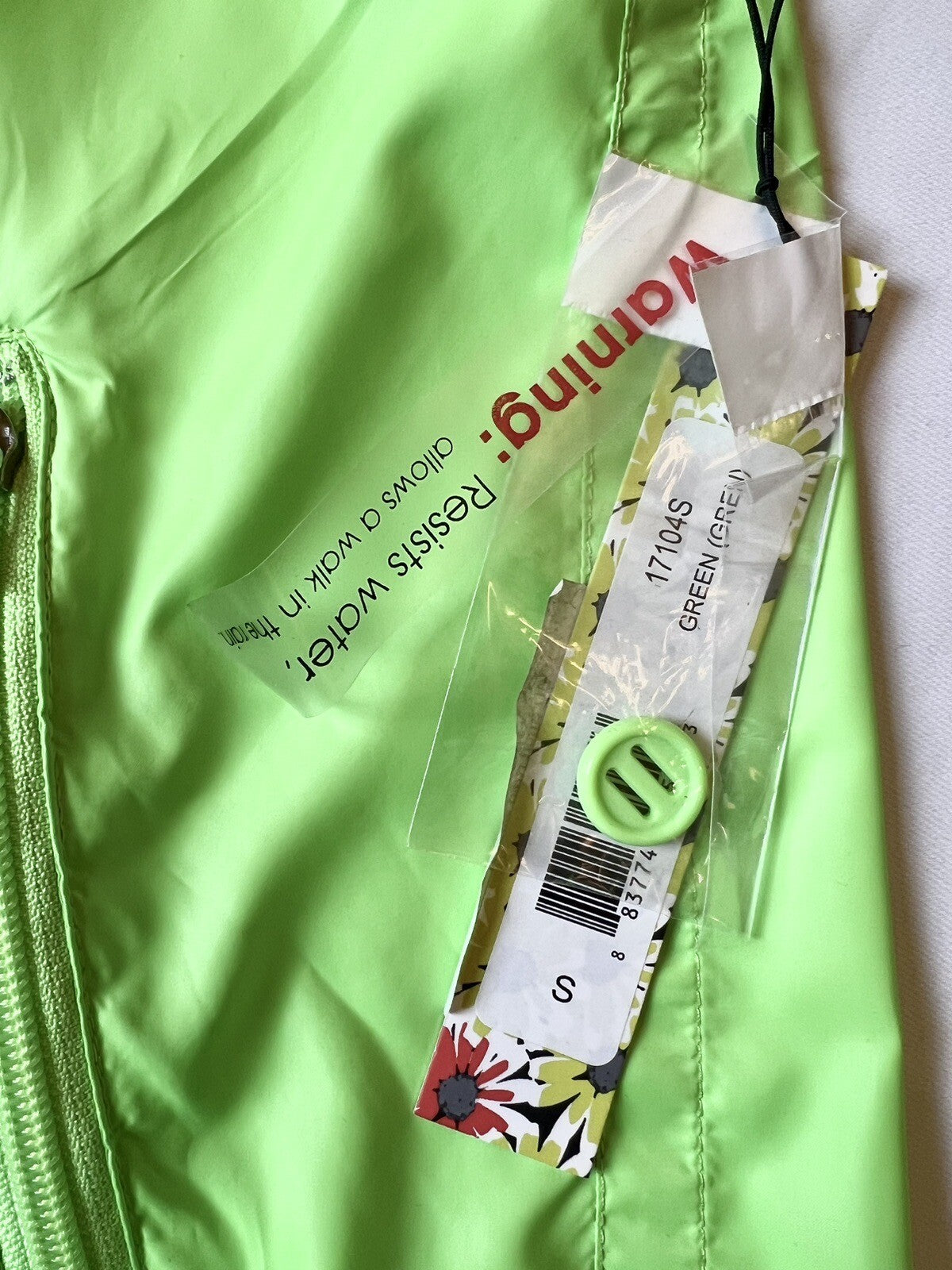 UBU Pack Your Personality Women’s Jacket Neon Green Sz S Coat (11)