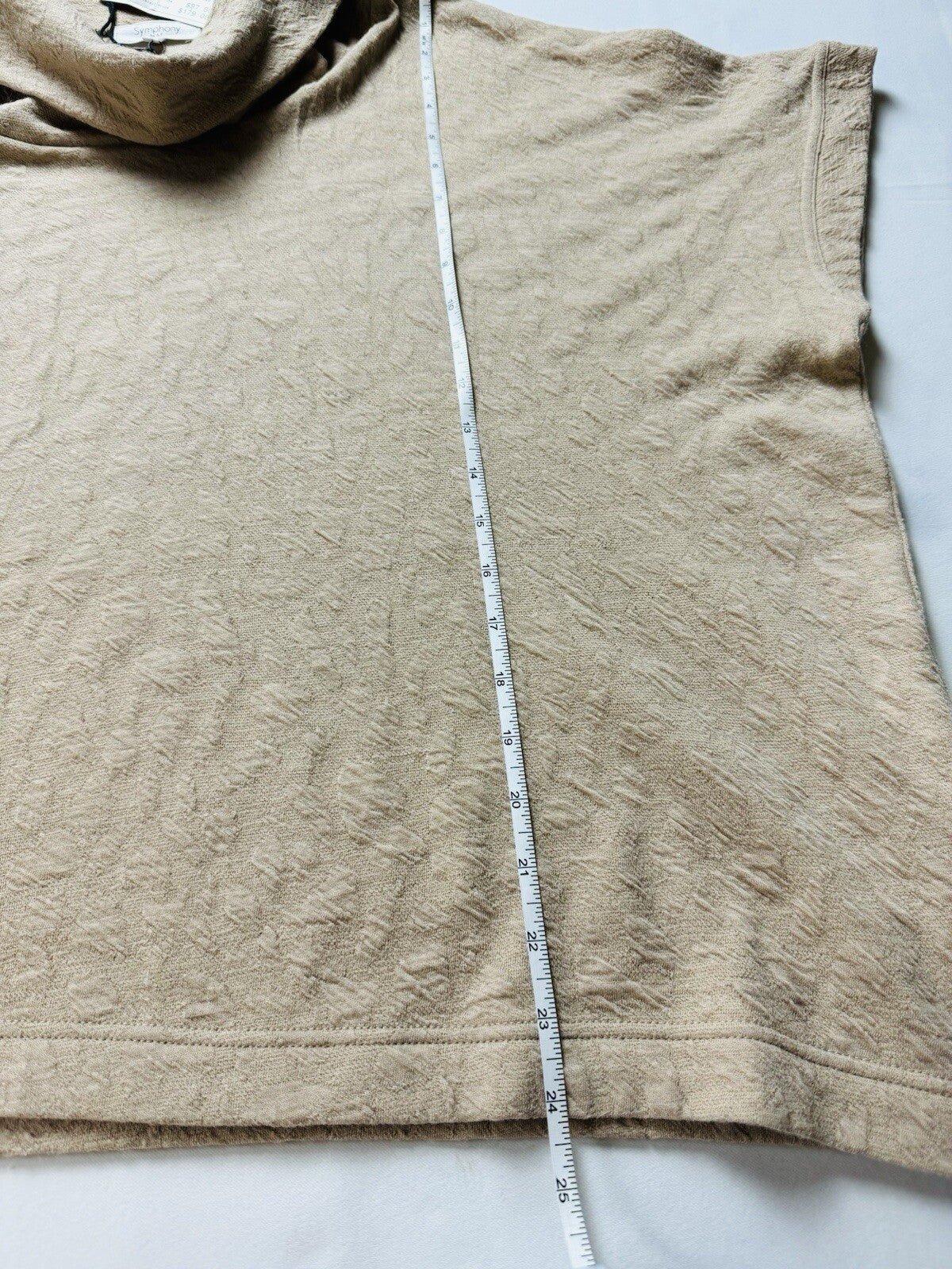 Symphony by A.F. Women’s Golf Short Sleeve Turtleneck Top Sz S   (B.102)