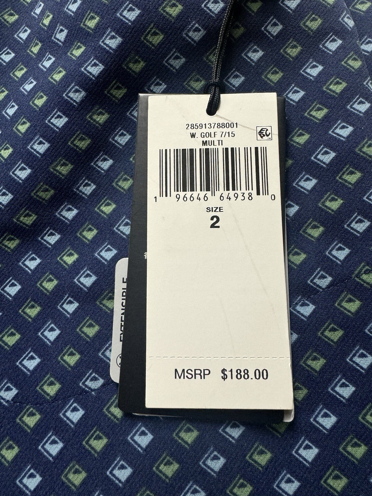 $188 Ralph Lauren Women’s Multi Golf Pants Sz 2  (B.118)