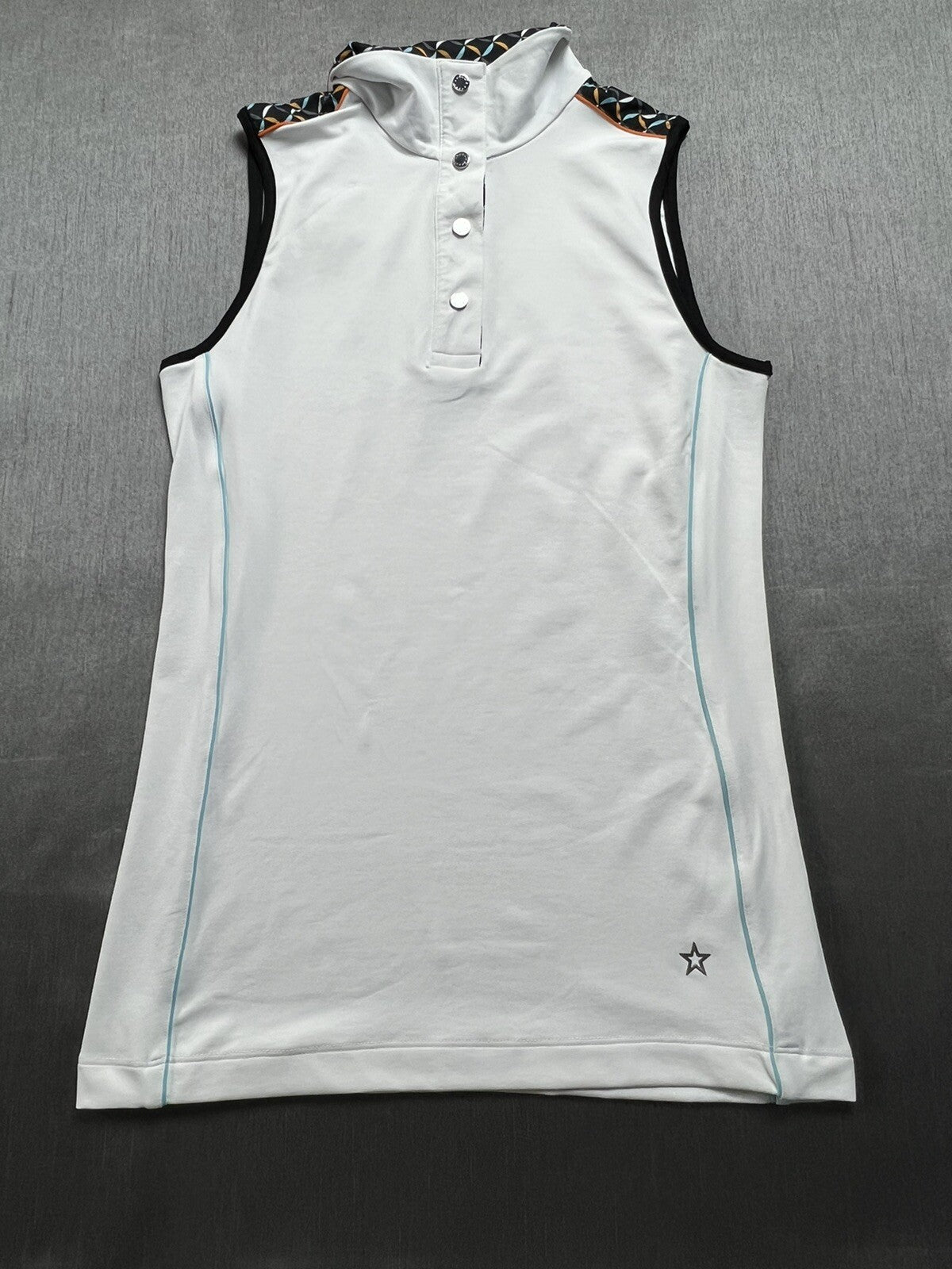 Lohla Sport White Sleeveless Shirt Golf tennis top Sz XS (13)