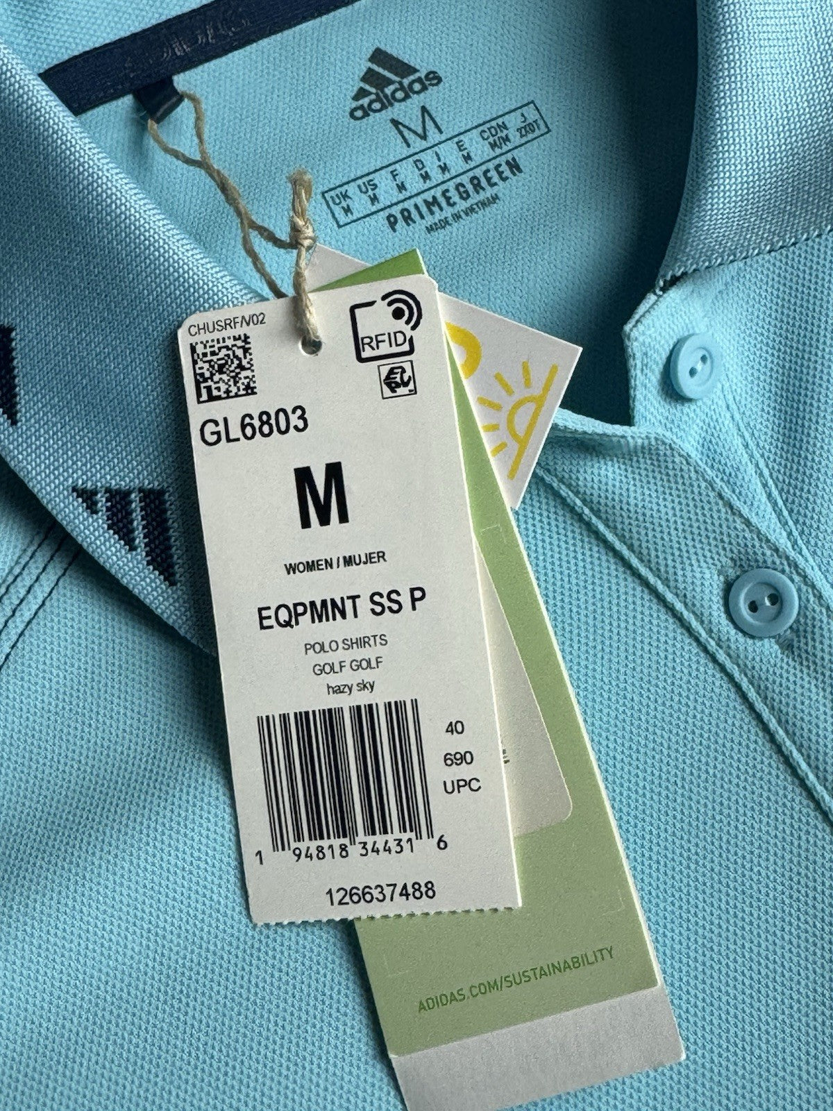 Adidas Women’s Golf Shirt Sz M    (B.170)