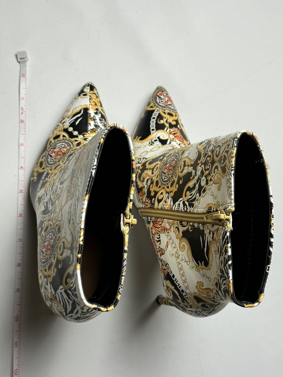 Anne Michelle Baroque Patterns Boots Size 10