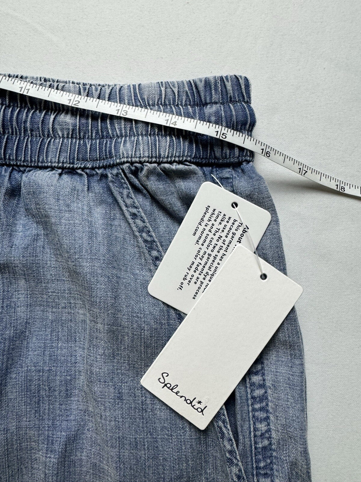 $178 SPLENDID Women’s Denim Trousers Size L. (B.142)