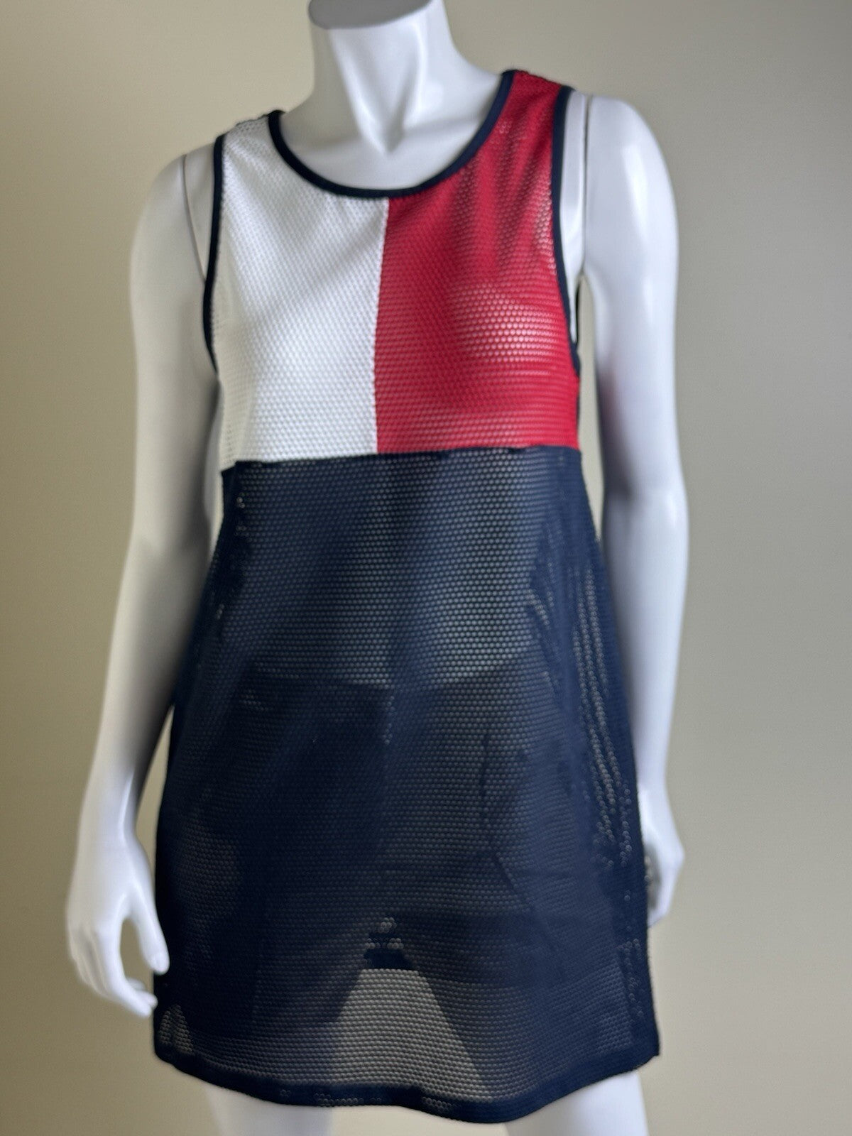 $79 Tommy Hilfiger Women’s Mesh Tank Top Sz S/M (B.141)