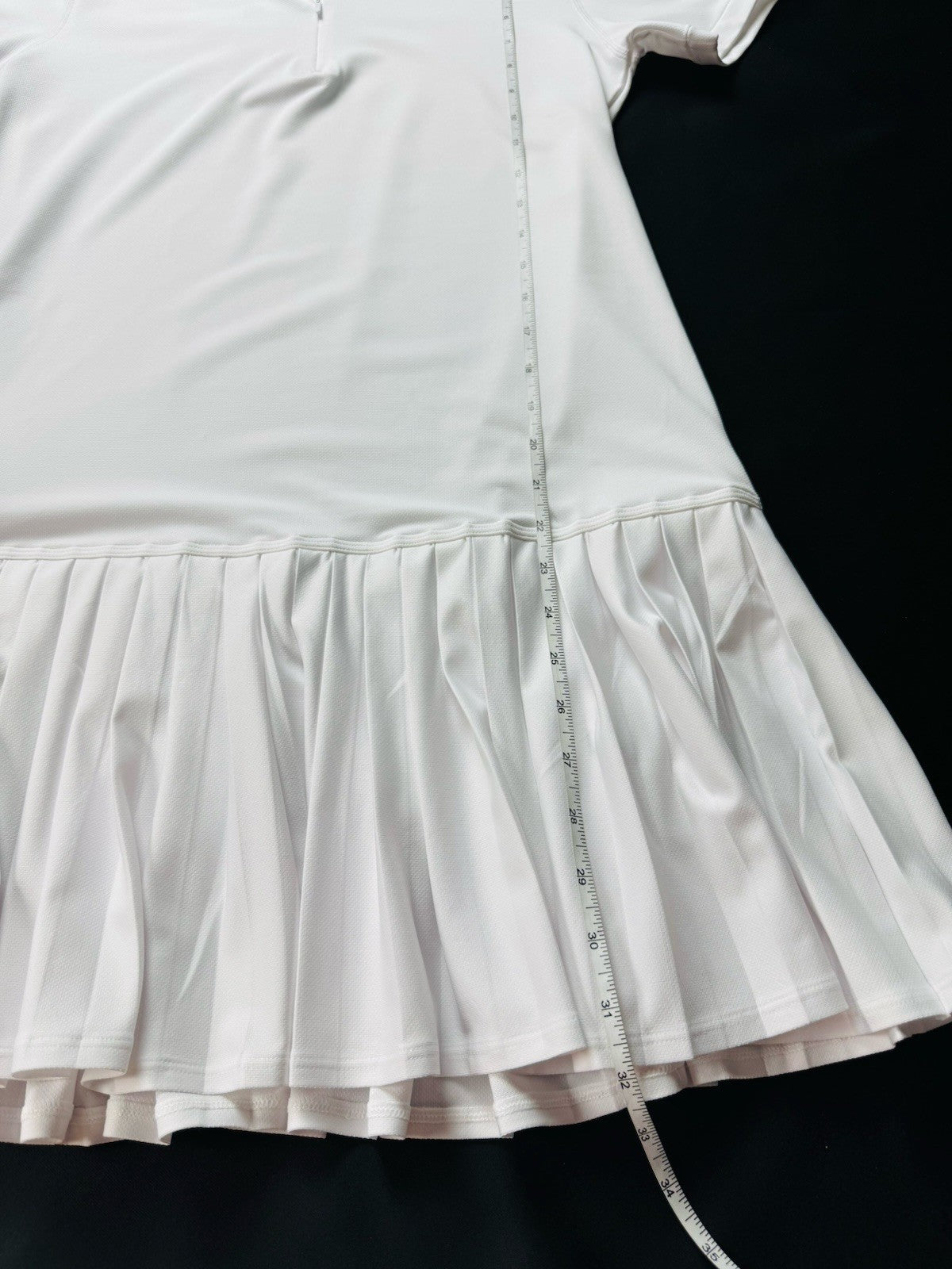 ADDISON BAY Women's White Ruffled Dress Sz S.      (B.158)