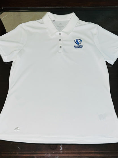 ADIDAS GOLF Women's Golf Polo Shirt White Sz L             (13)