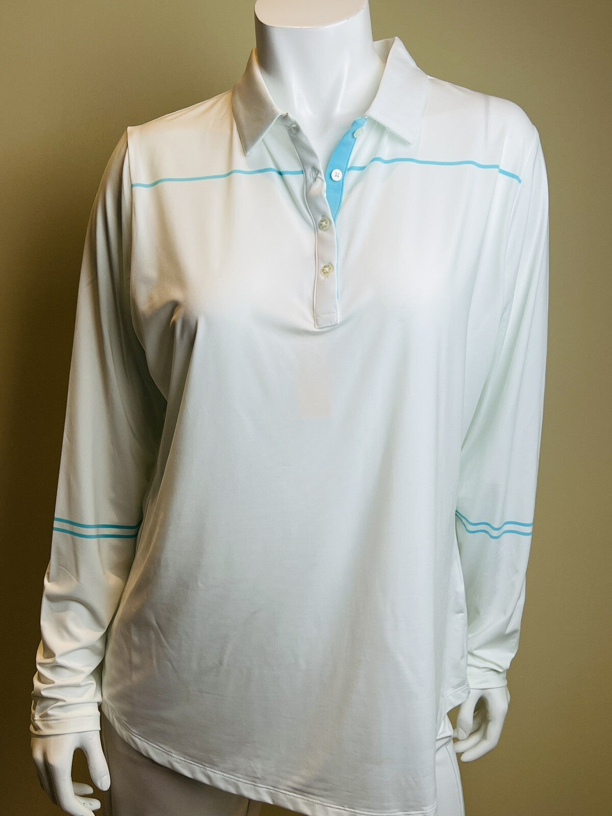 FJ FootJoy Women's Sz XL Sweatshirt Golf white long sleeves (13)