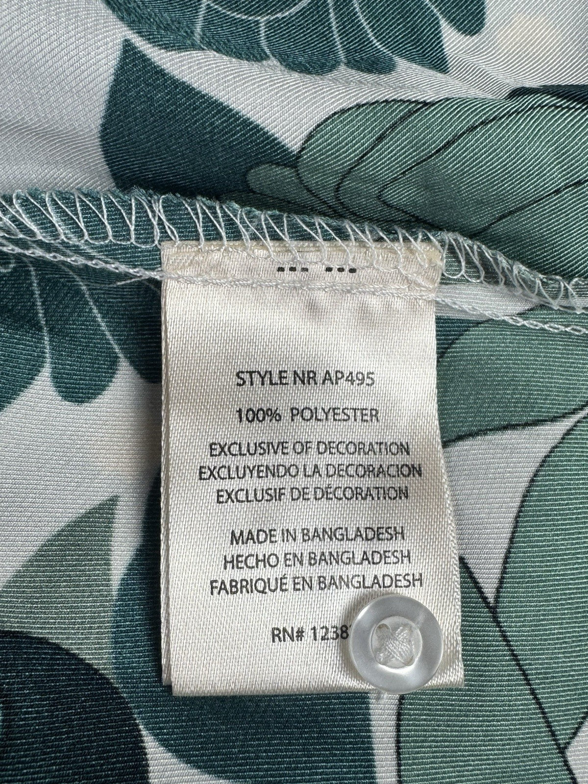 $99 Alex & Parker Dress Roll Tab Sleeve Floral Sz S.      (B.176)
