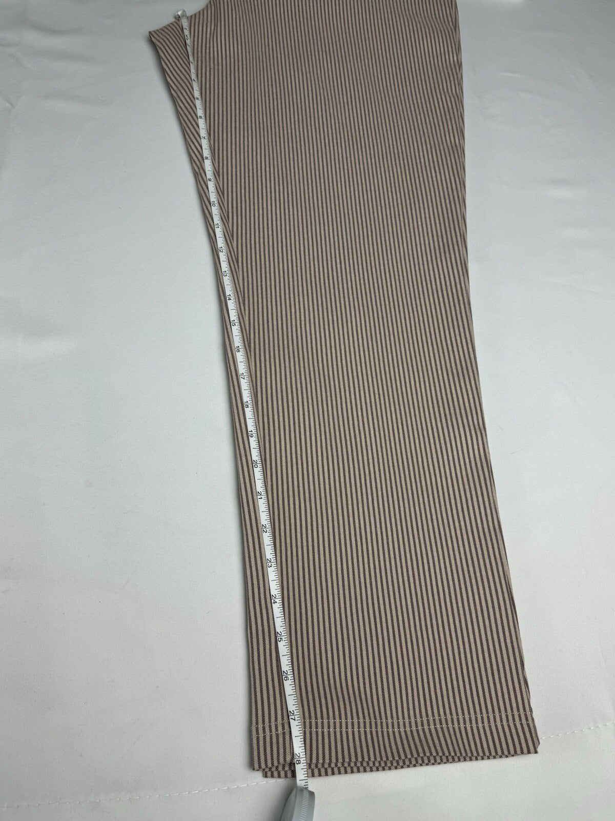 $89 DKNY Women's Striped Pants Sz XL  (B.91)