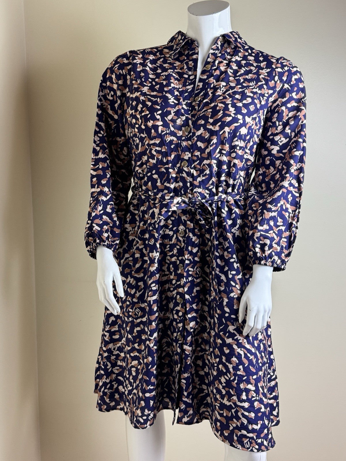 $60 Nine West Long Sleeves Maxi Dress Sz PXL.  (B.177)