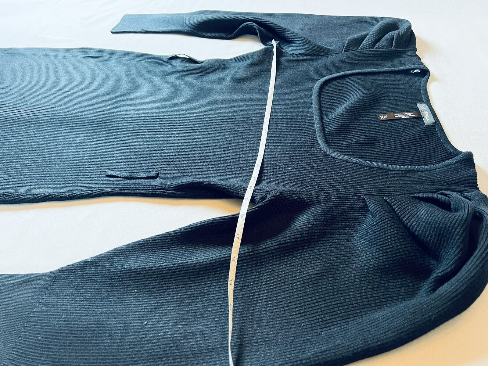 Cool Attitude Women's Black Bodycon Knit Dress Sz XL