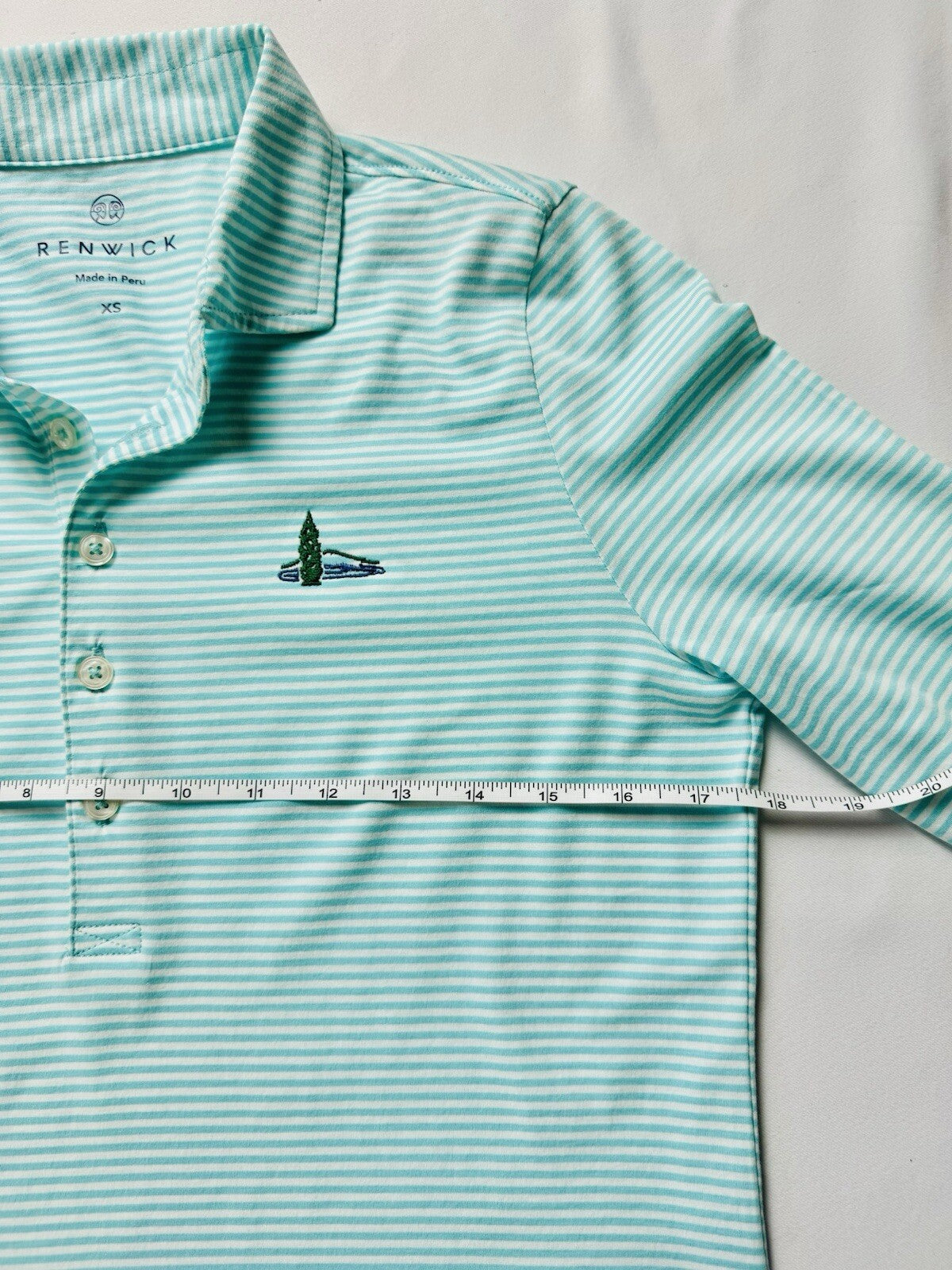 Renwick Women’s Golf Polo Sweatshirt Blue Sz XS. (B.112)