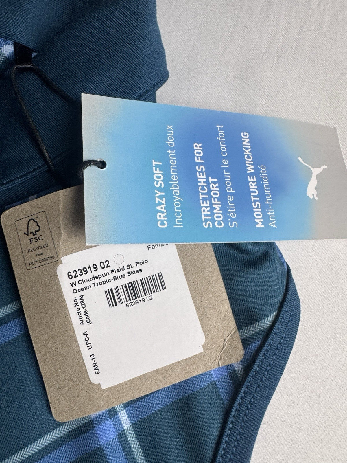 Puma Women’s Golf Shirt Sz S.   (B.162)