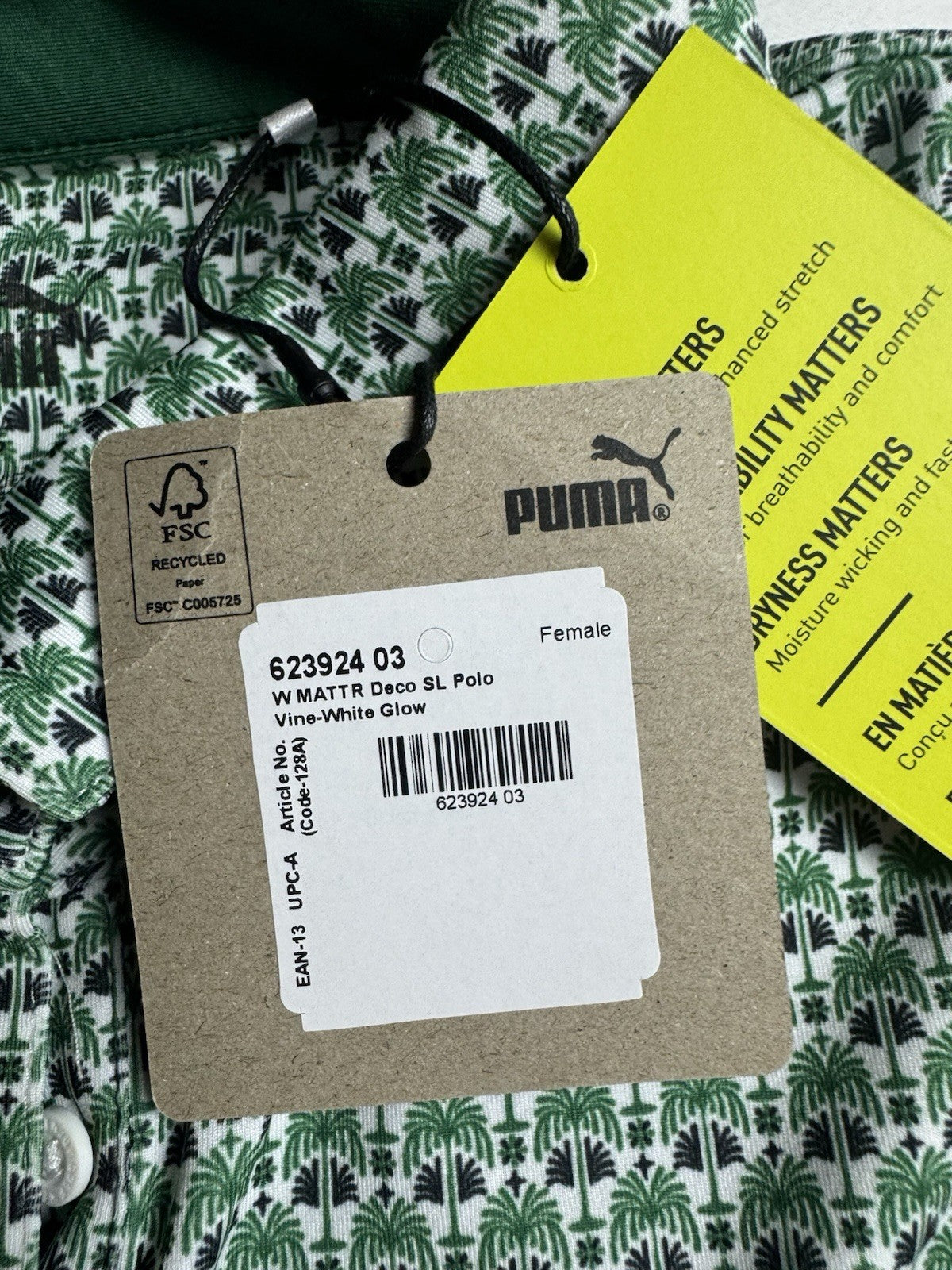 Puma Women’s Golf Shirt Sz S.   (B.164)