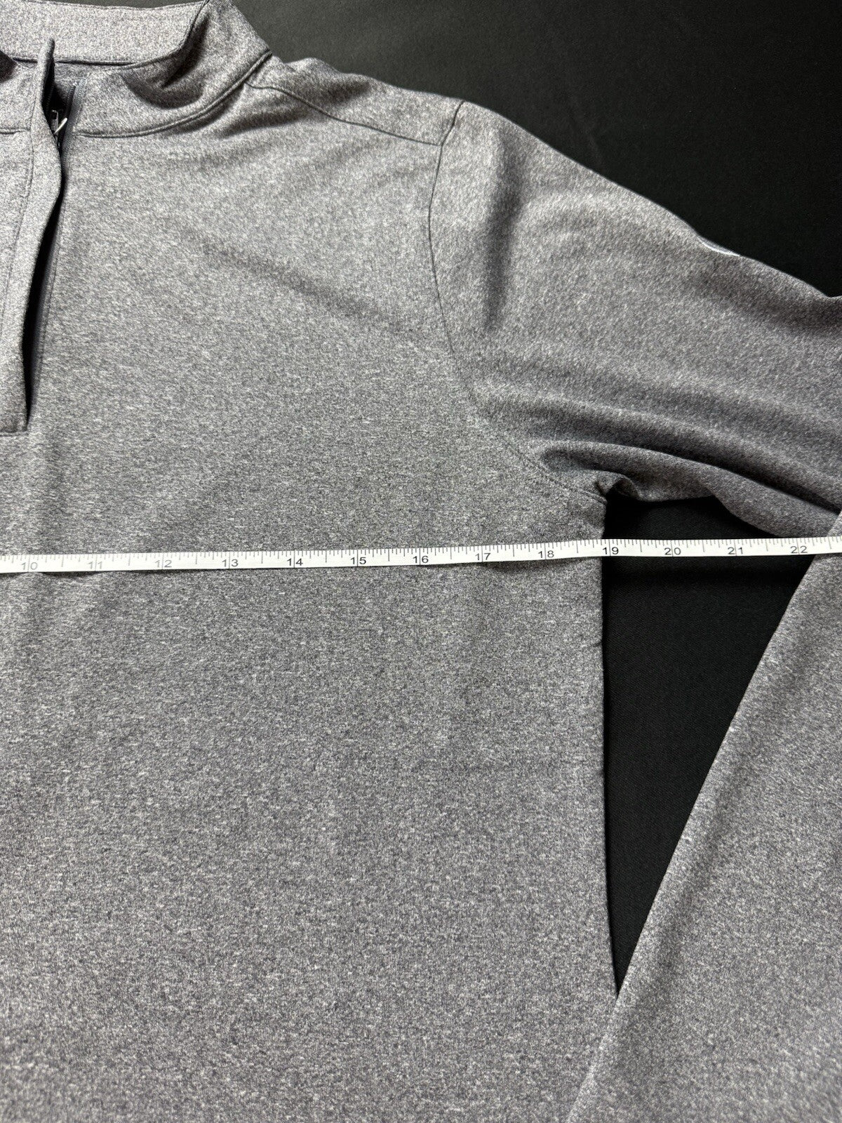 Heather Grey Women’s Golf Sweatshirt Gray Sz L  (B.121)