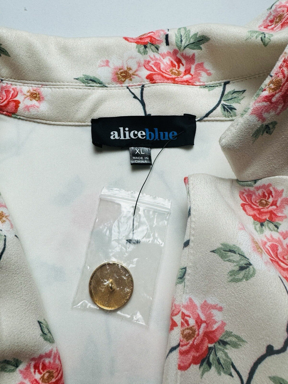 Alice Blue Women’s Floral Cardigan Jacket Sz XL. (B.107)