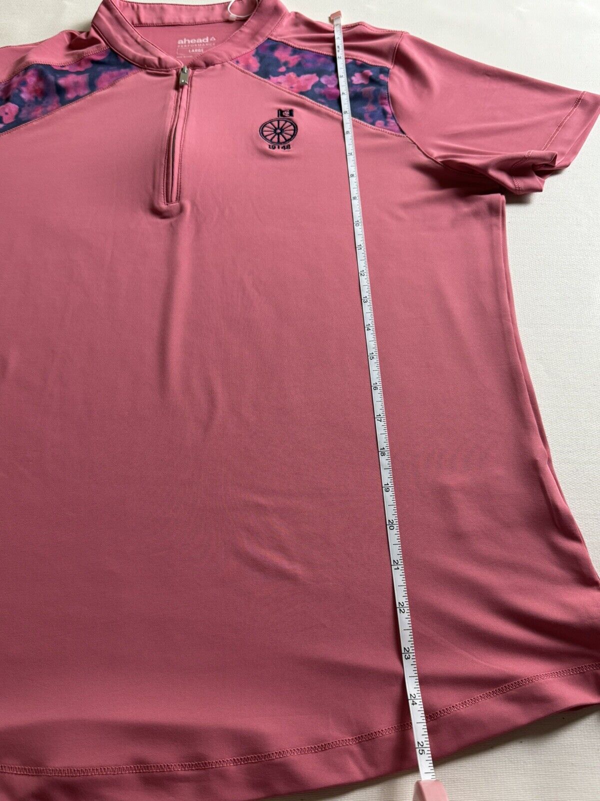 Ahead Performance Polo Golf Shirt Women’s Sz L (67)