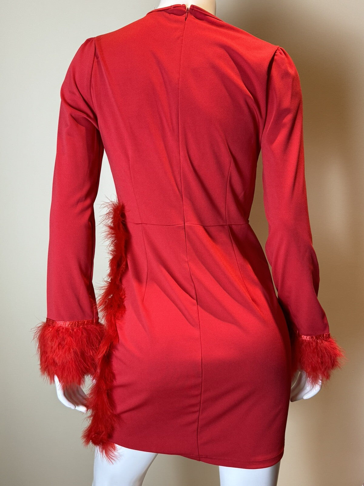 Nhicdns Women’s Red Mesh Stretch Sz L.    (52)