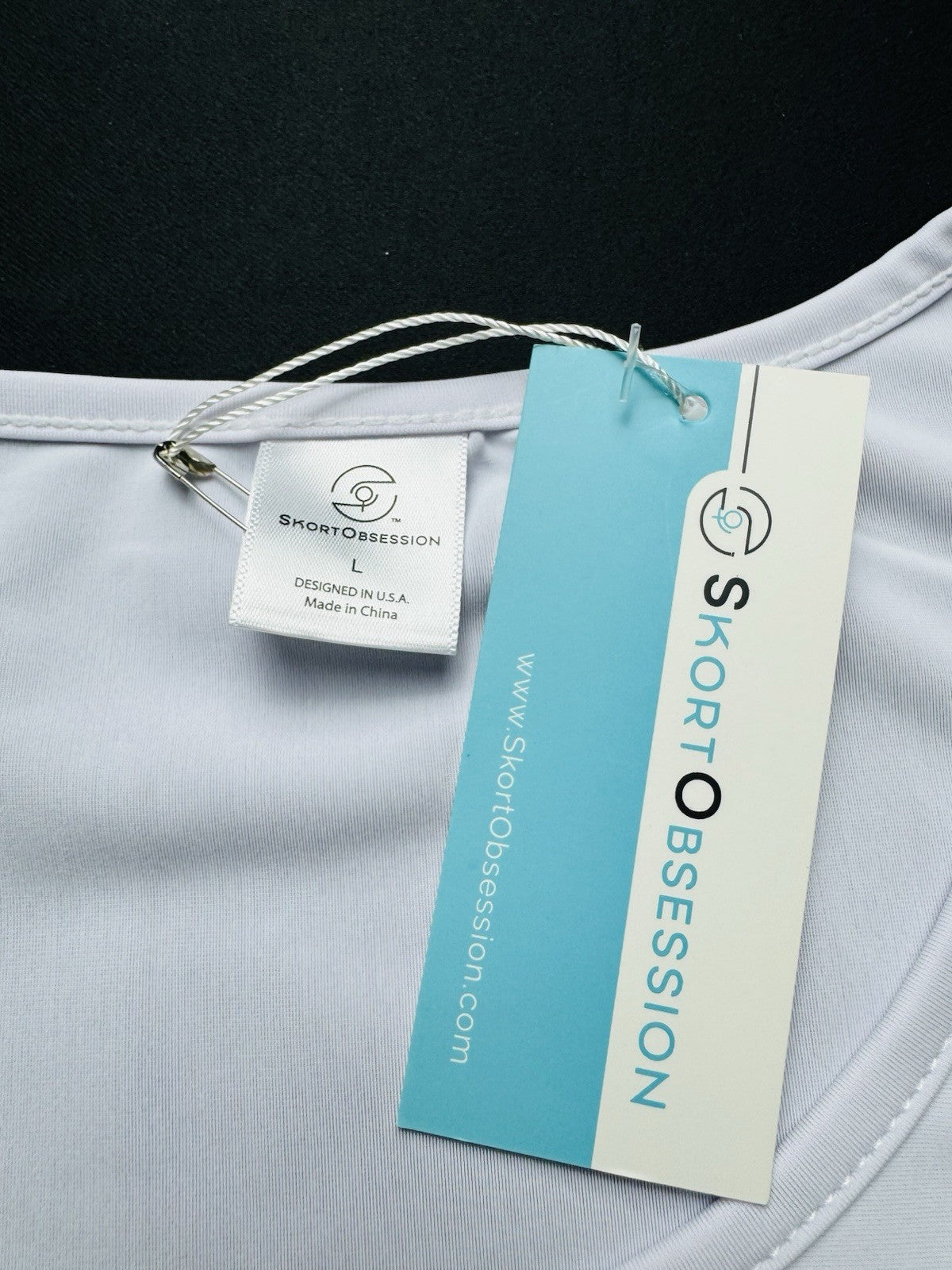 Skort Obsession Women's Sleeveless Golf Tank Sz L.      (B.160)