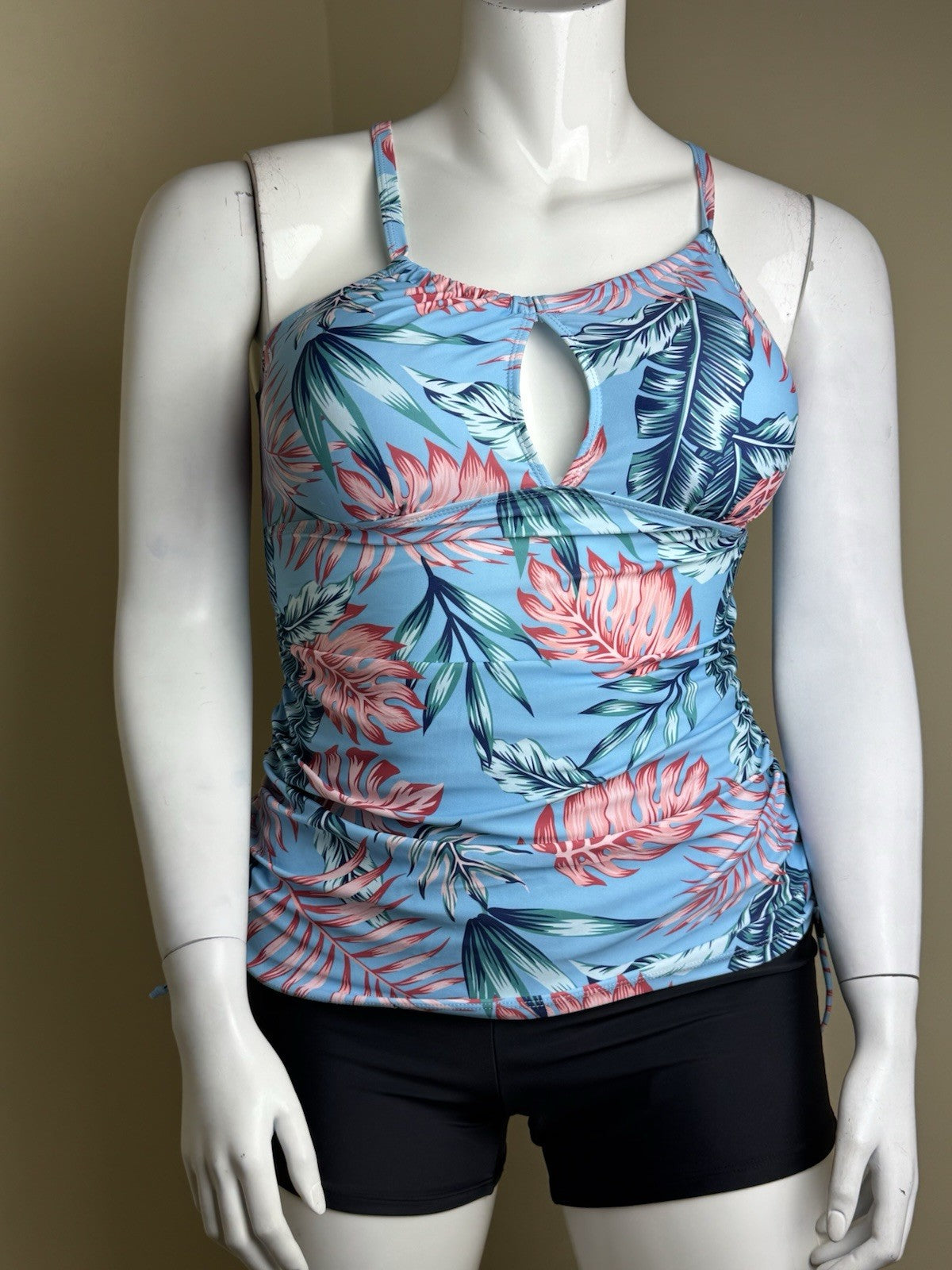 Maacie Maternity Athletic Tankini Swimsuits 2 Piece. Sz L.   (B.027)