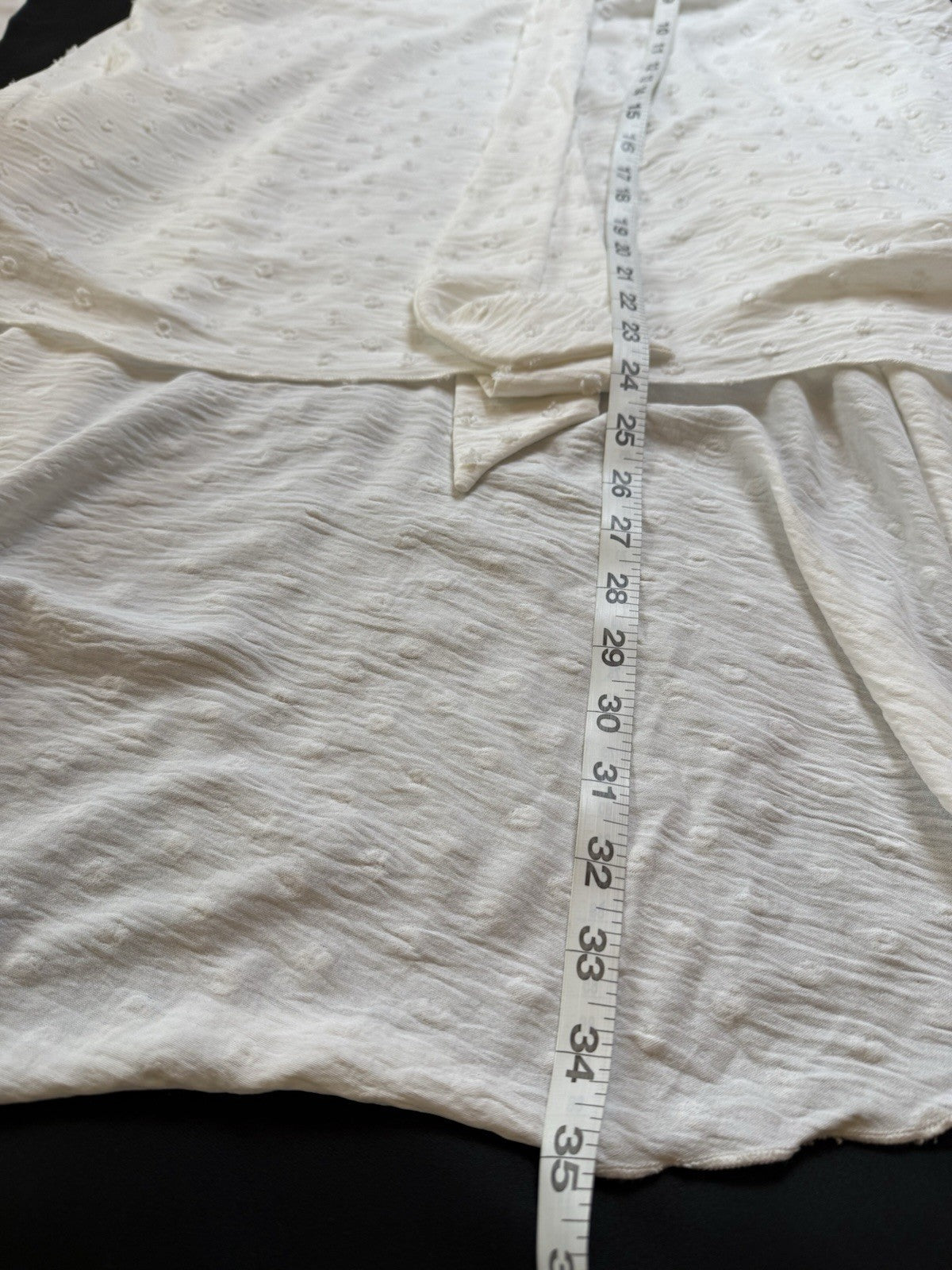Cha Cha Vente Women's Blouse White Sz XL.  (B.167)