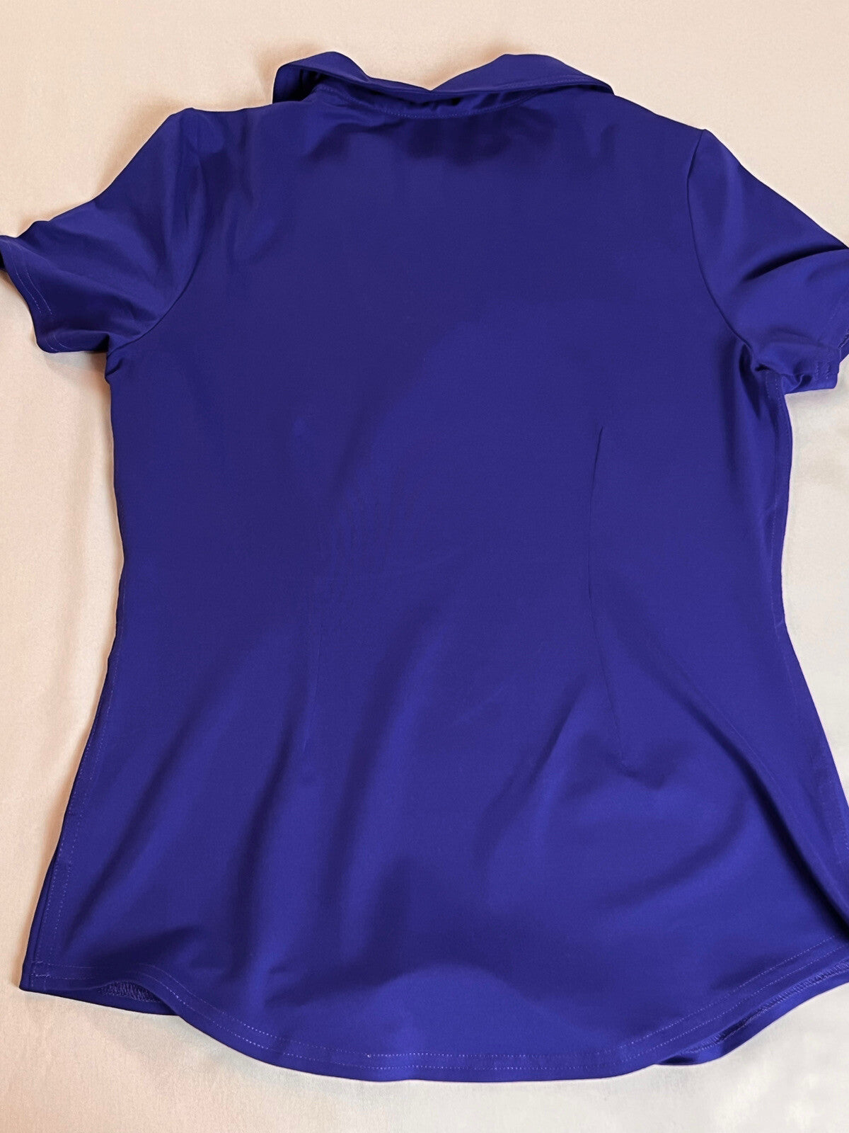 JOFIT WOMEN'S Top Blue GOLF Lace Up SHIRT SZ XXS (16)