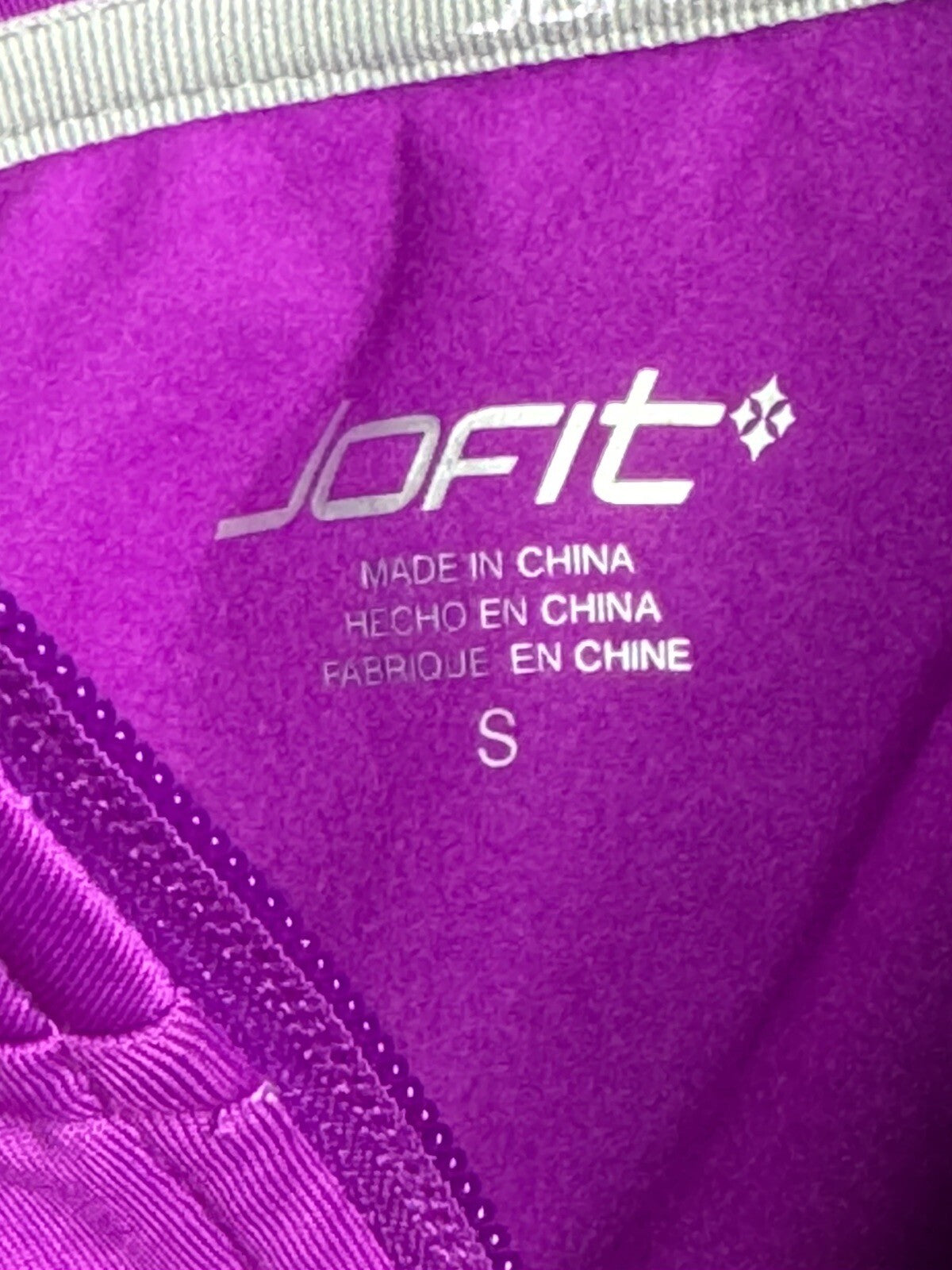 Jofit Women’s Golf Sweatshirt Long Sleeve Top Size S  Full Zip.        (59)