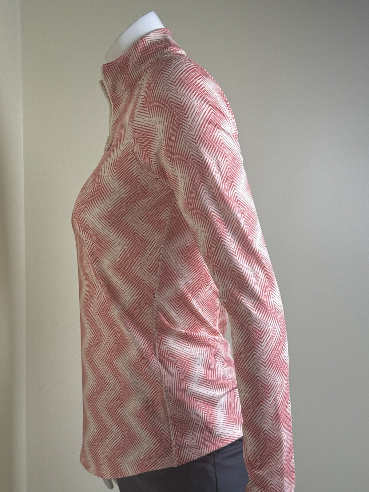 Adidas Women’s Golf Orange White Sweatshirt Sz XS    (B.111)