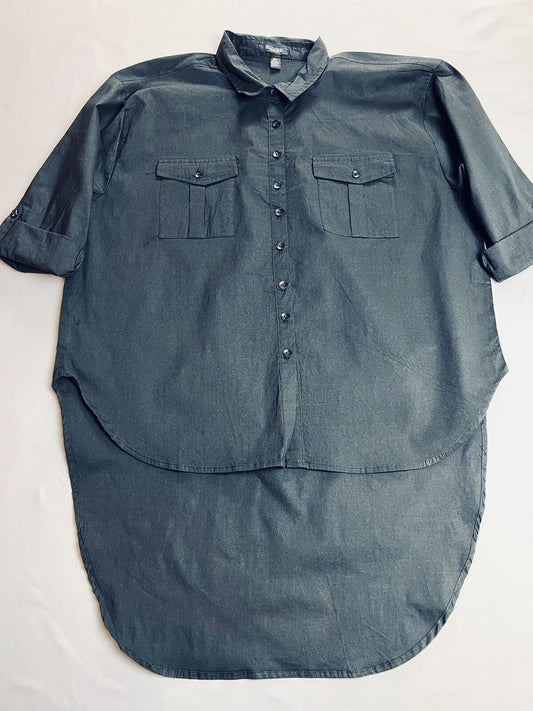 Rouge Collection Women’s Top Shirt Size 3X Black