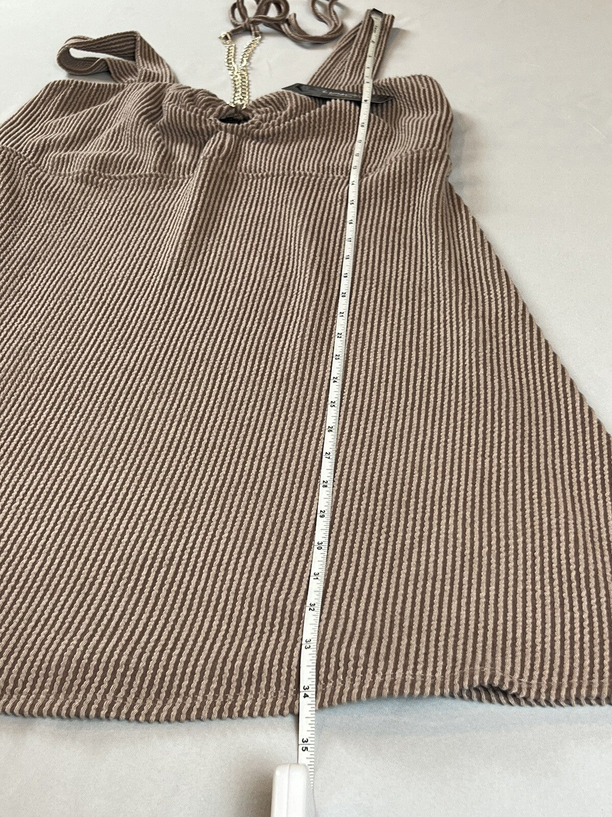 Luna Chix Sz XL Sleeveless Dress Chain Necklace