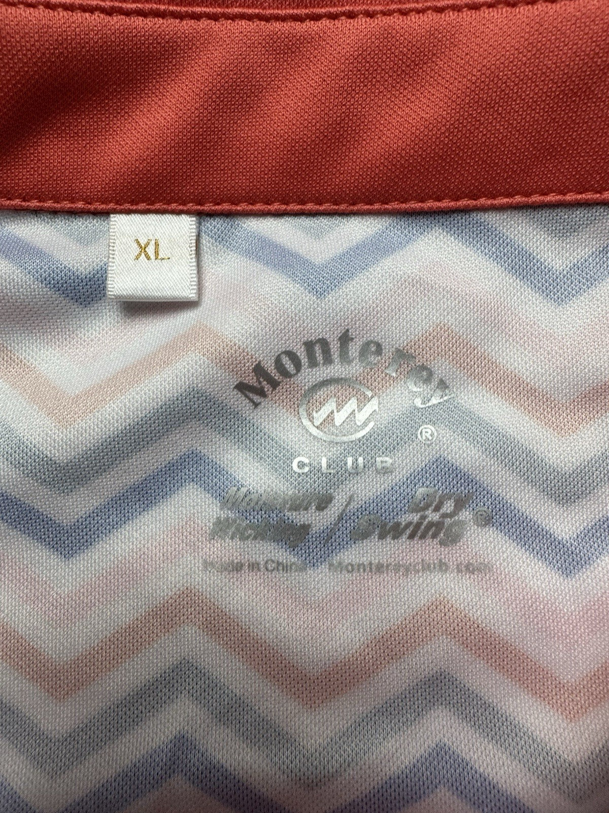 $60 Monterey Club Women's Golf Shirt Sz XL.    (B.157)