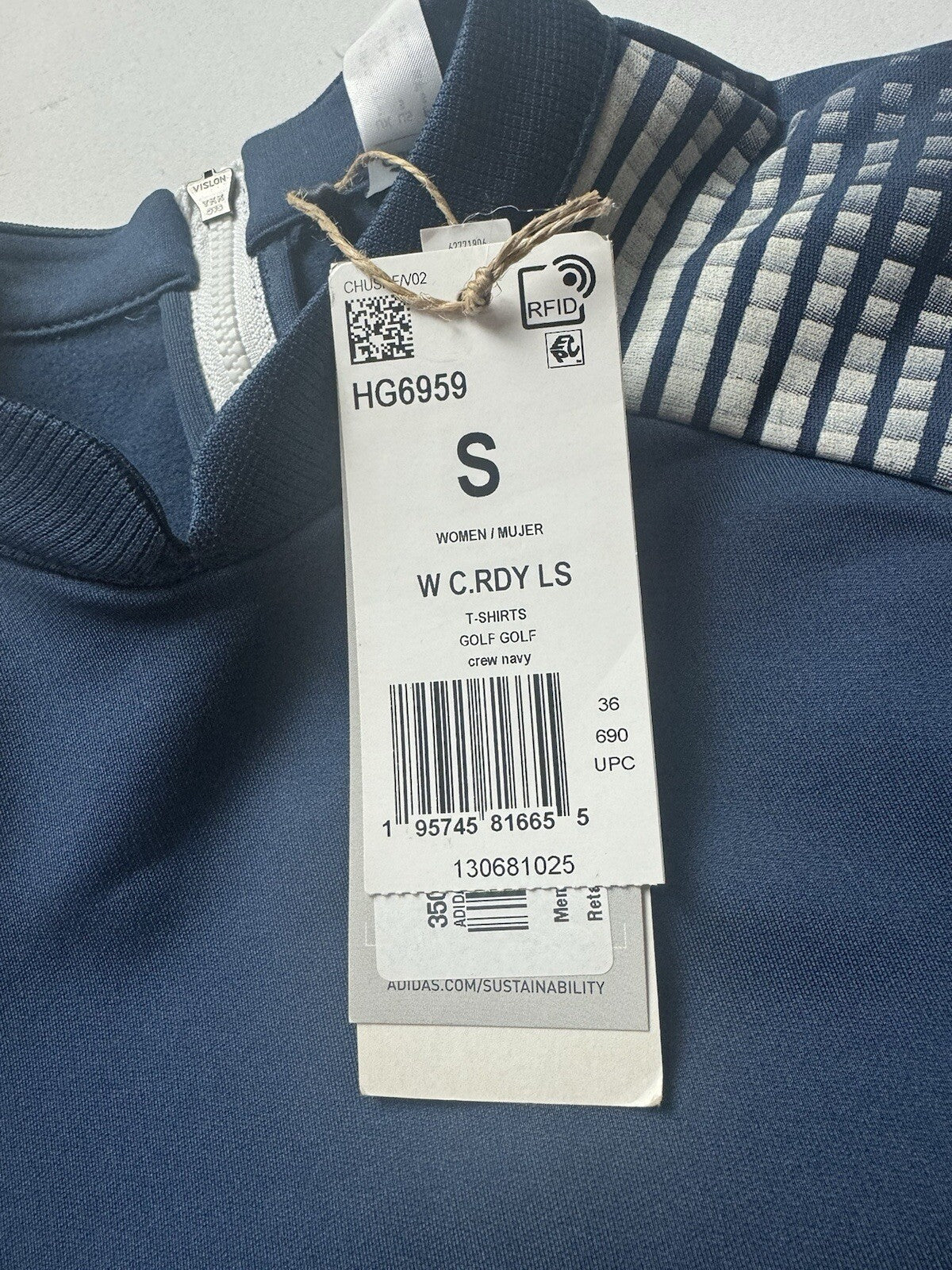 Adidas Women’s Golf Navy Sweatshirt Sz S    (B.106)