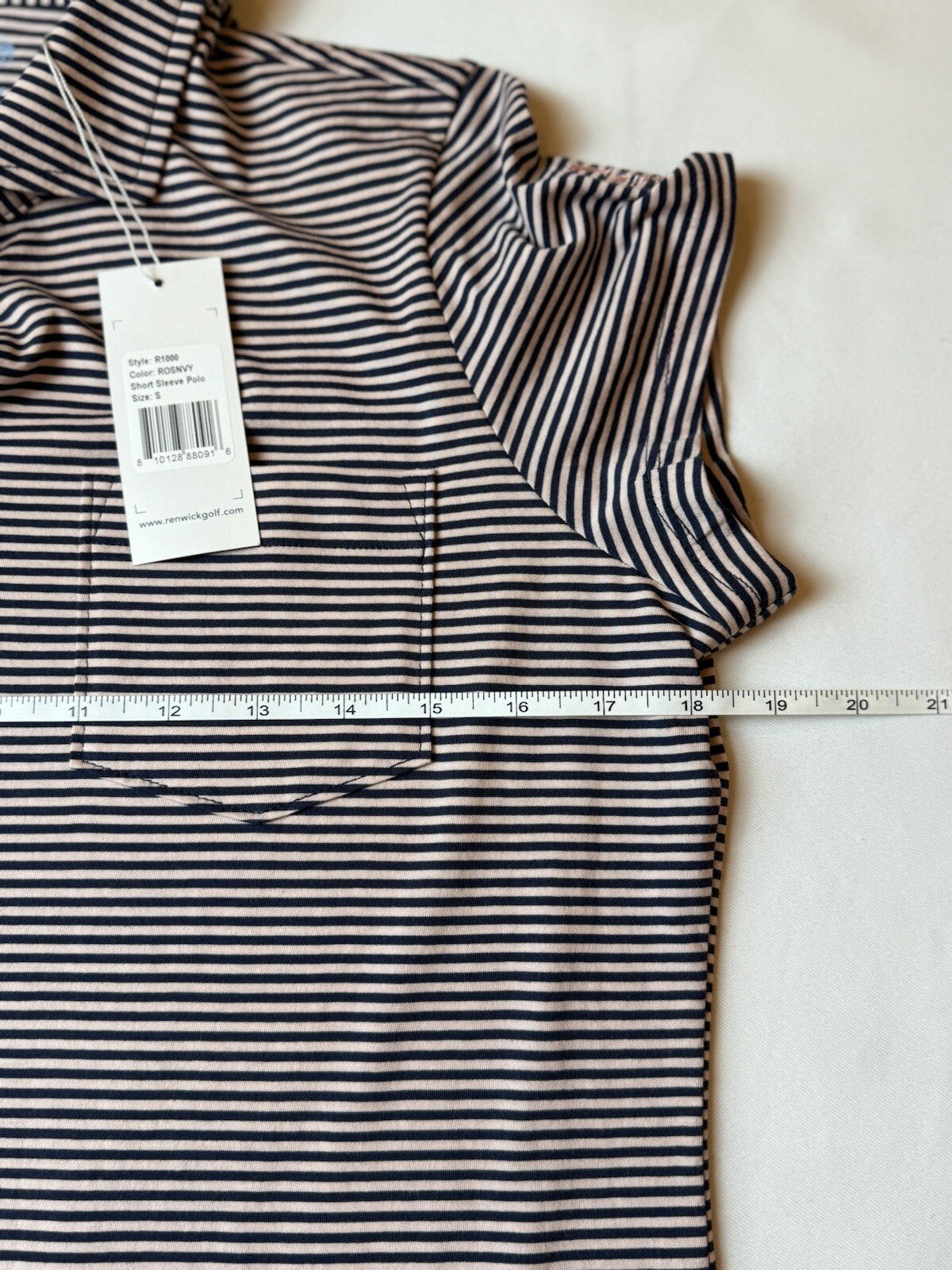 Renwick Women’s Polo Shirt Sz S Golf Striped Cotton (77)