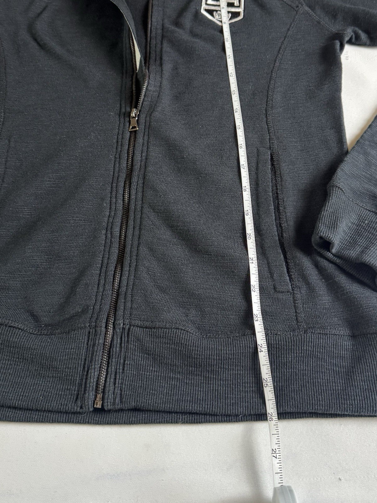 LeverWear Women's LA Logo Full Zip Jacket Sz M.   (B.146)