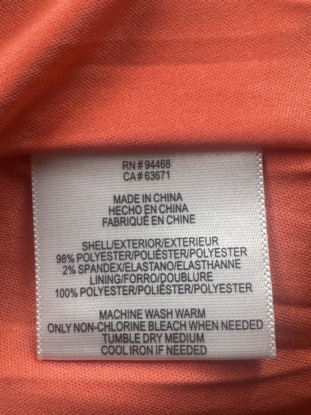 $35 BCBG Paris Women's Ruffle Long Orange Dress Size 2XL     (B.177)