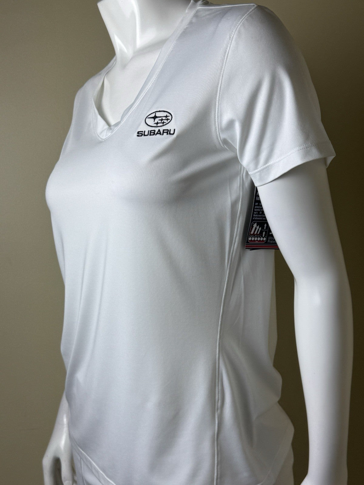 LeverWear Women's Golf shirt Subaru Logo Sz M   (B.162)