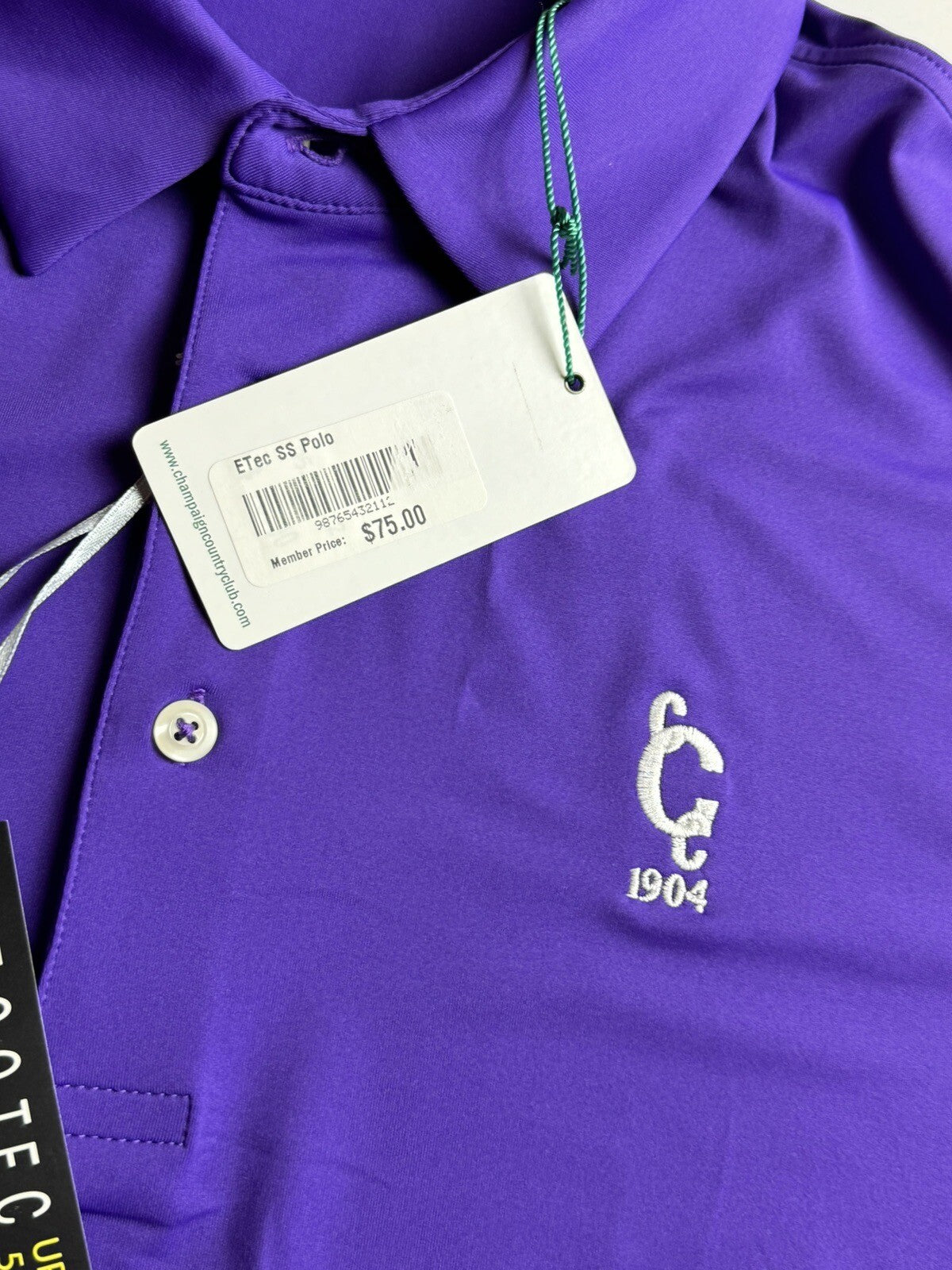 Champaign Country Club Women's Golf Polo Shirt Size M.       (B.77)