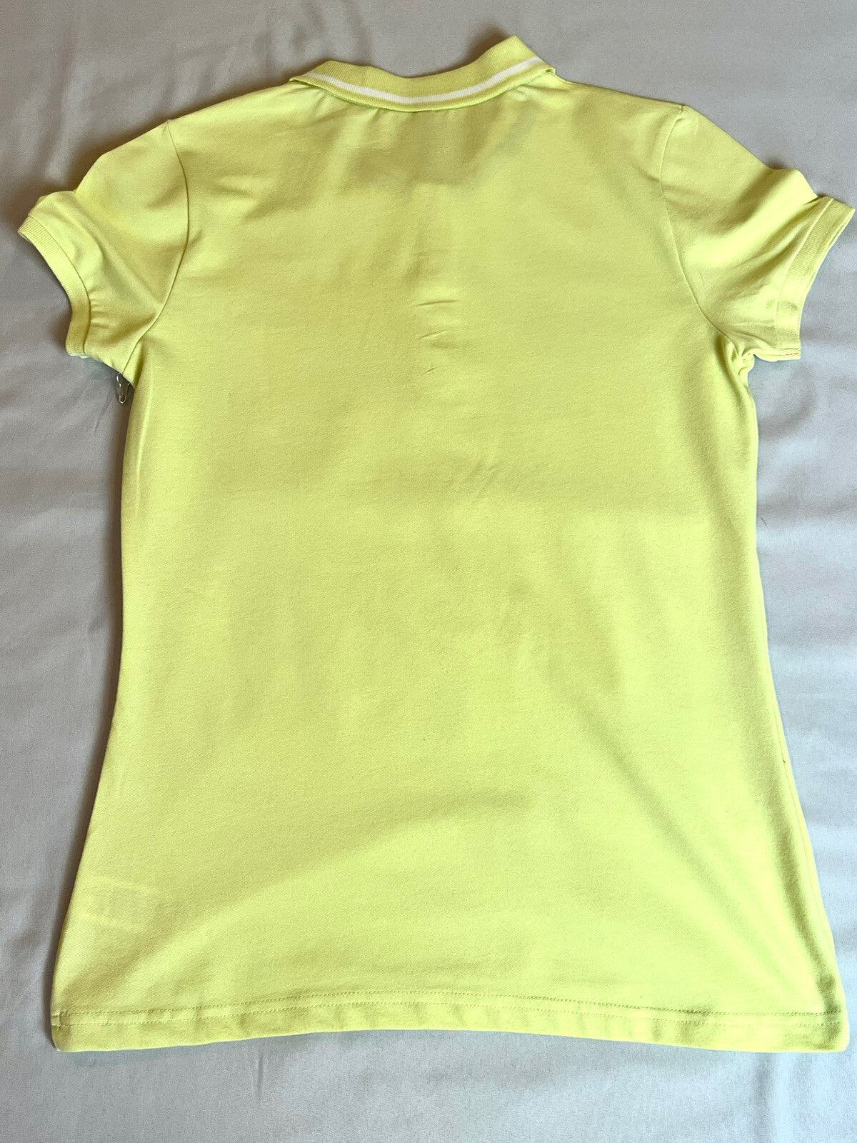 Lija Women's Golf Polo Shirt Sz S Yellow Top Short Sleeves (16)