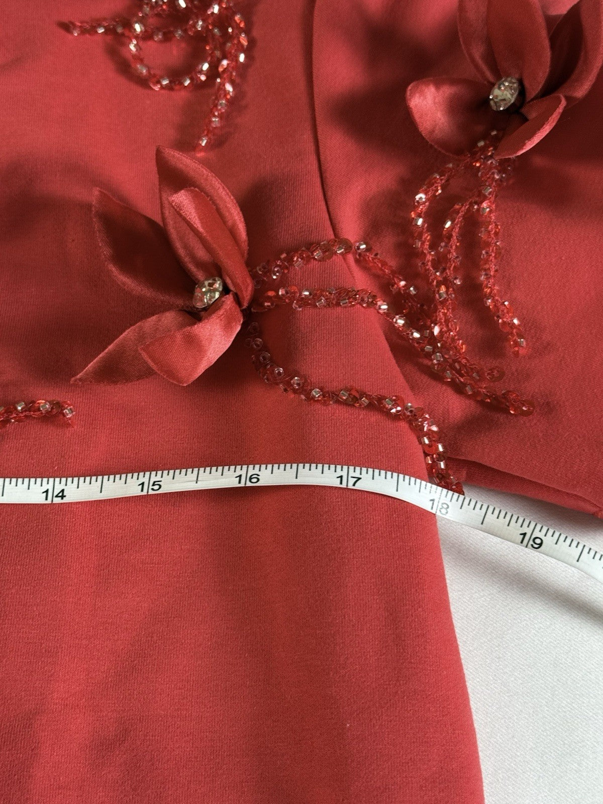 Muy Muy Women’s Red Embroidery shirt size S.      (B.194)