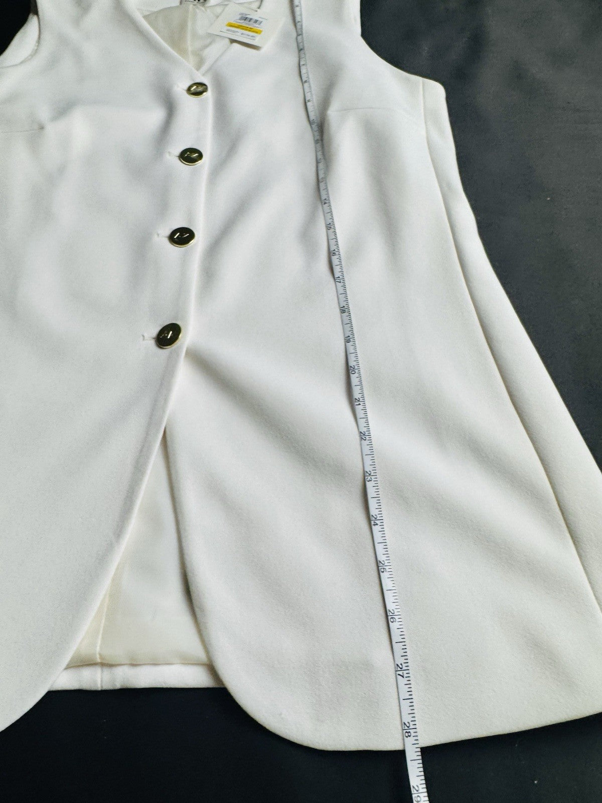 $119 Anne Klein Women's Jacket Sz M Sleeveless      (B.154)