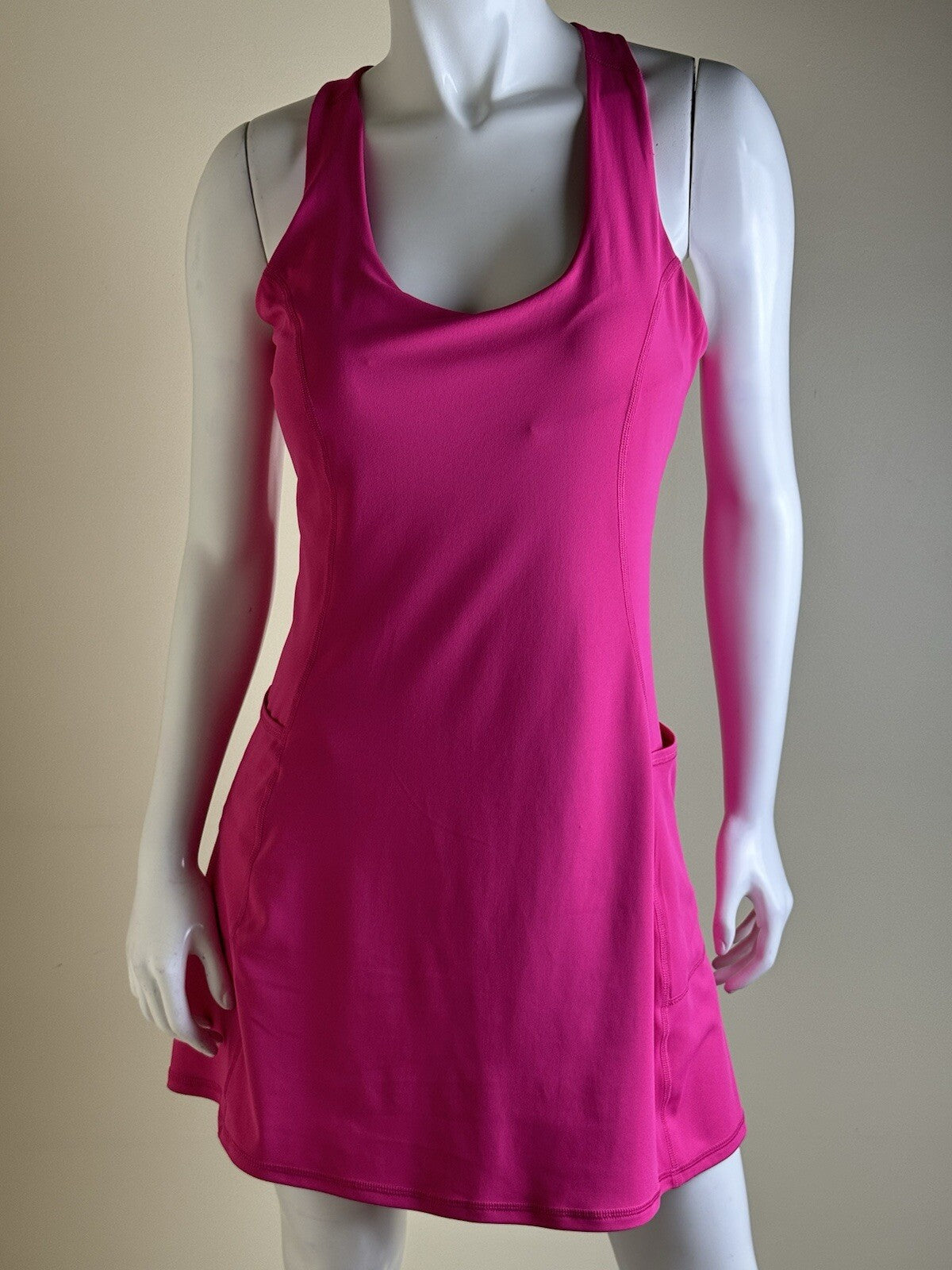 90 Degree By Reflex Airlux Courtside Utility Dress Built-in Bra. Sz L. (B.81)