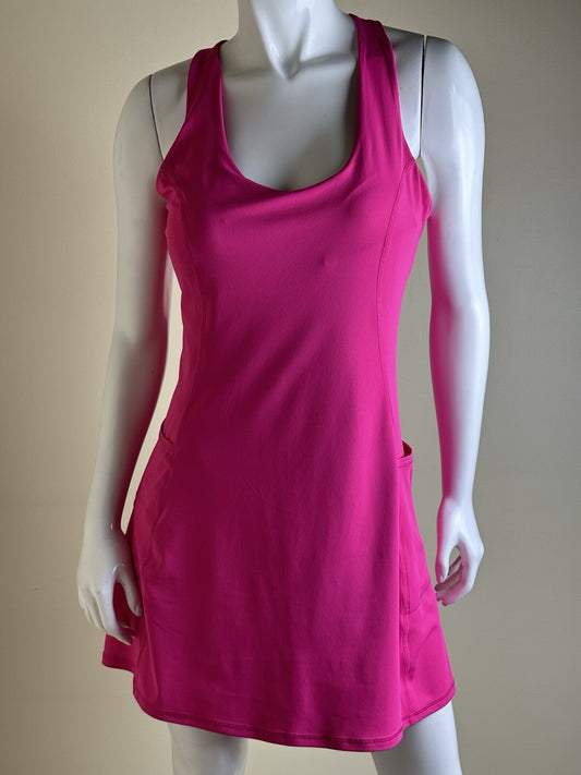 90 Degree By Reflex Airlux Courtside Utility Dress Built-in Bra. Sz L. (B.81)