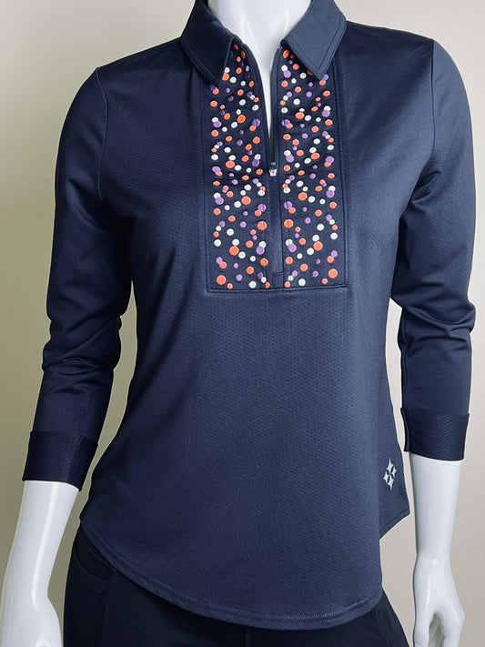 Jofit Women’s Golf Sweatshirt Black Top Size S   (B.18)